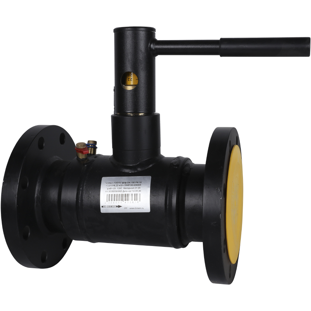 Клапан балансировочный БРОЕН Venturi FODRV DN 100 PN 16 ручной фланцевый в комплекте с рукояткой, 583676