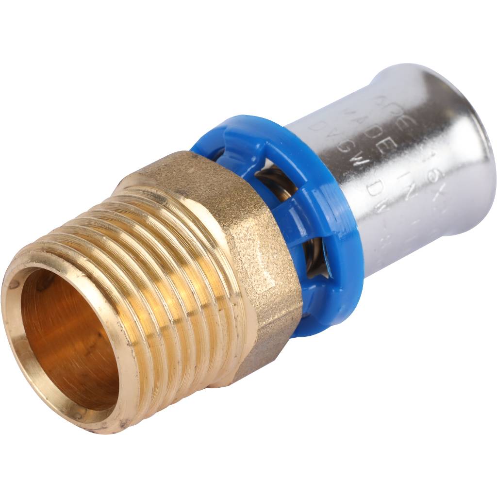 Переходник APE с наружной резьбой 1/2 х16 для металлопластиковых труб прессовой, ARL1003100