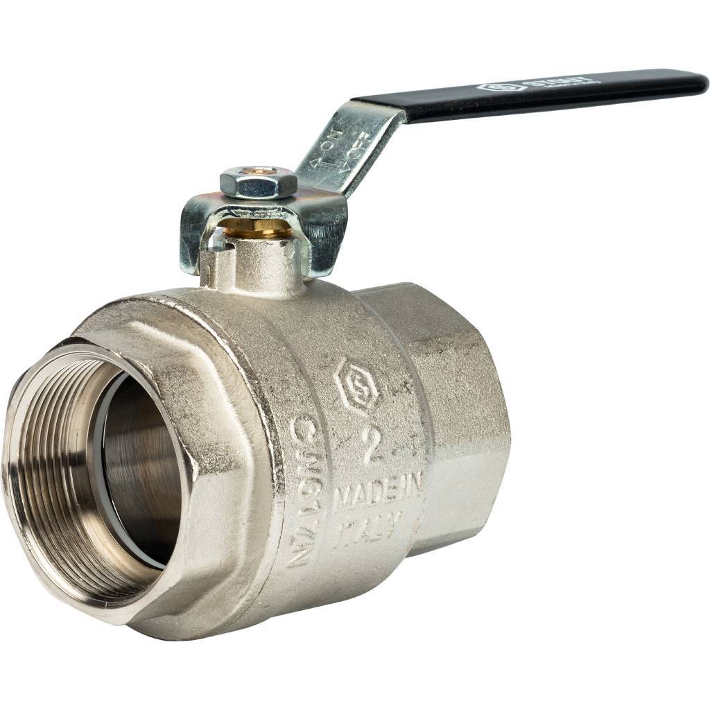 Кран шаровой STOUT полнопроходной, ВР/ВР, ручка рычаг 2, SVB-0001-000050