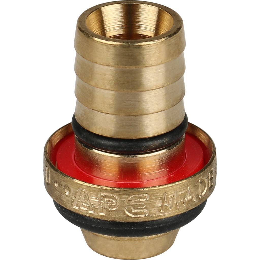 Угольник-переходник STOUT с внутренней резьбой 1/2 х16 для металлопластиковых труб винтовой, SFS-0007-001216