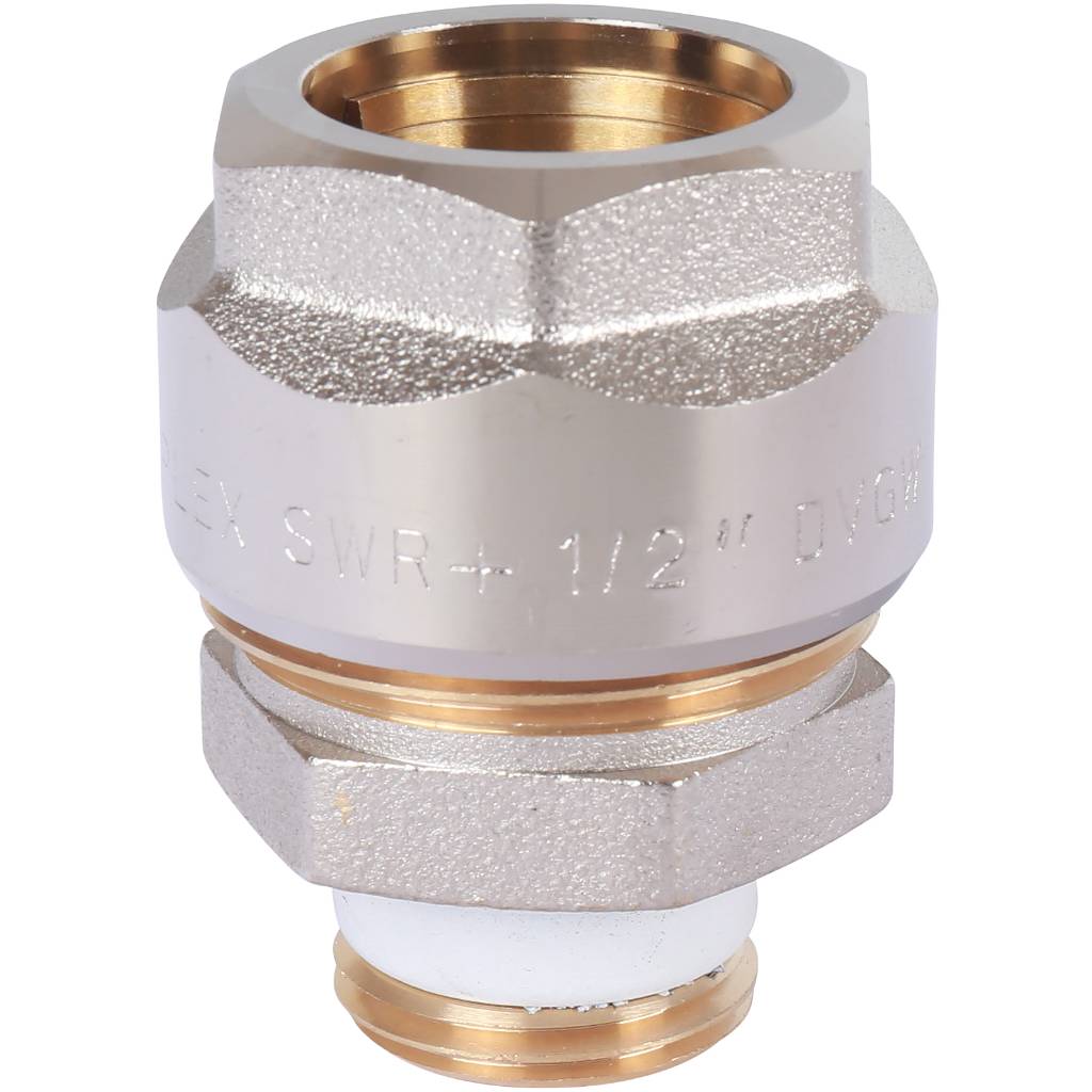 Фитинг Meibes резьбовой латунный Plus для стальных труб 1/2*1/2” HР, F13078