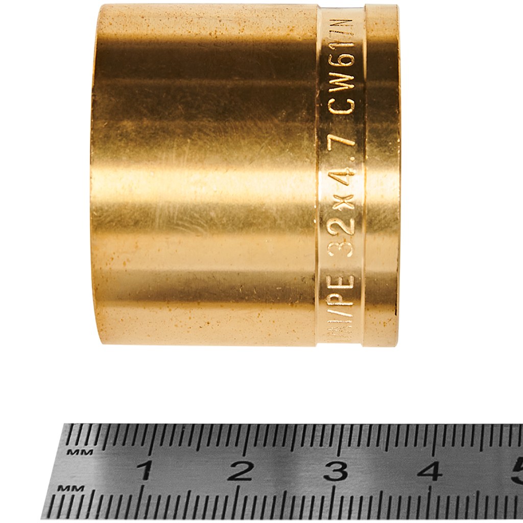 Монтажная гильза ROMMER 32 для труб из сшитого полиэтилена аксиальный, RFA-0020-000032