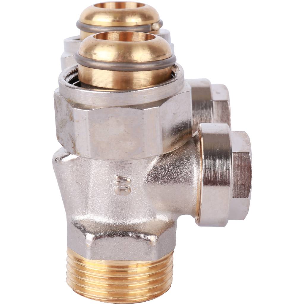 ZB-запорно-присоединительный узел OVENTROP Multiflex V 3/4 НГ x 3/4 НР, из латуни