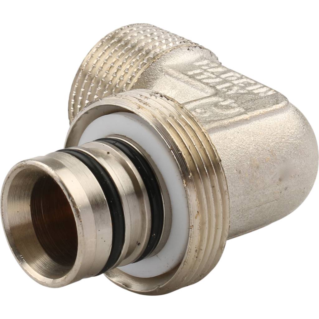 Угольник TIEMME с наружной резьбой (26х3.0х3/4) для металлопластиковых труб винтовой, 1600050