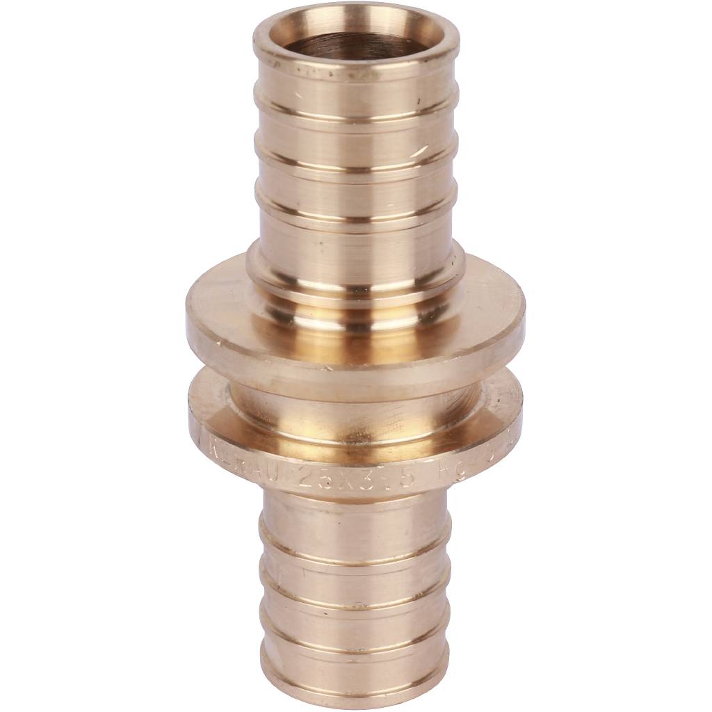 Муфта соединительная РЕХАУ RAUTITAN OTHER PLATINUM равнопроходная 25 RX для труб из сшитого полиэтилена аксиальный