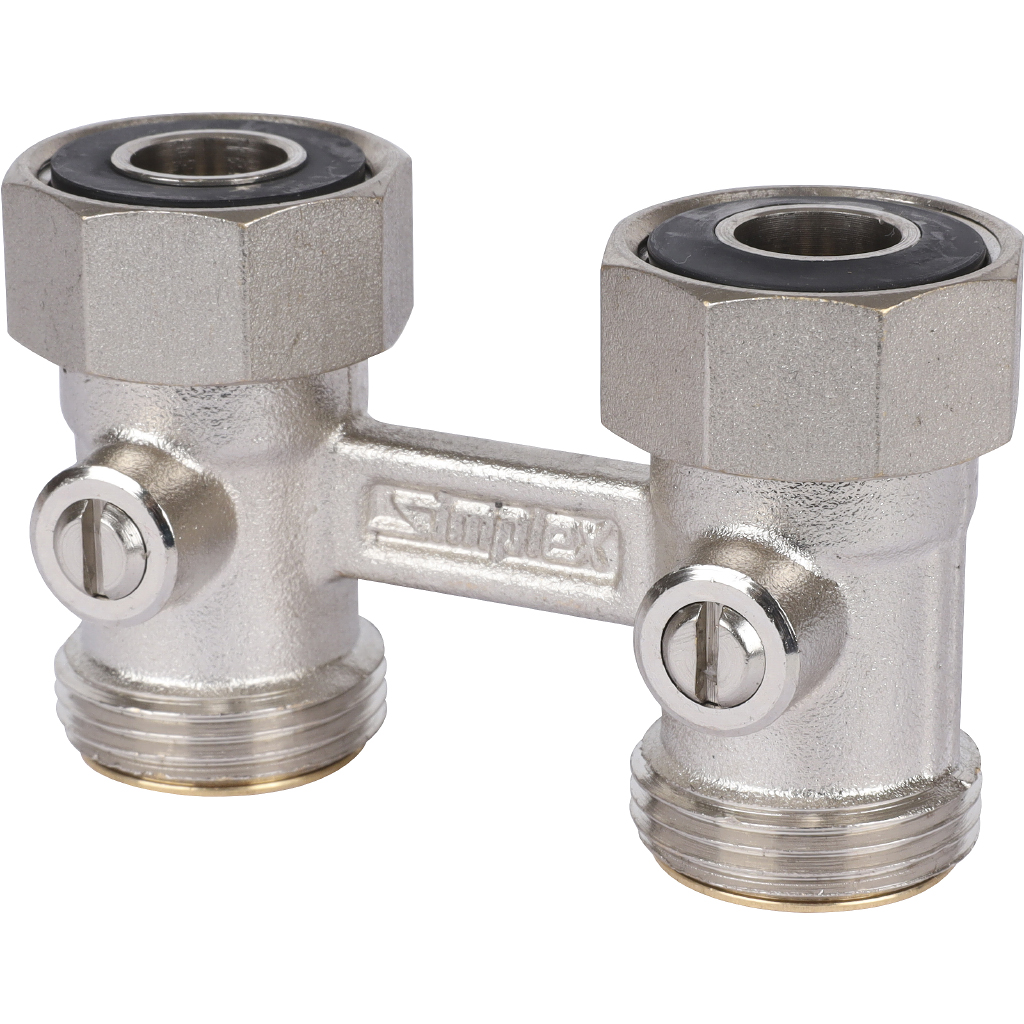 Узлы нижнего подключения для радиаторов Meibes Standart line Тип D2/50 прямой, 3/4 BPx3/4 HP 5/25, F10015