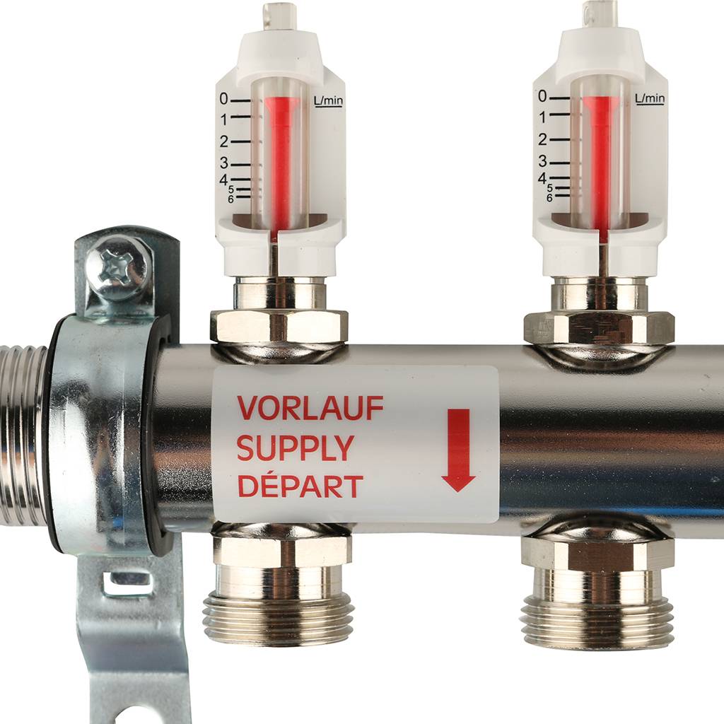 Распределительный коллектор РЕХАУ HKV-D на 8 контуров (нерж .сталь), 12080811002