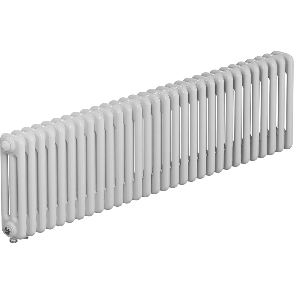 Трубчатый радиатор RIFAR TUBOG 3037/30 секций нижнее подключение DV1 (белый RAL 9016), TUB 3037-30-DV1