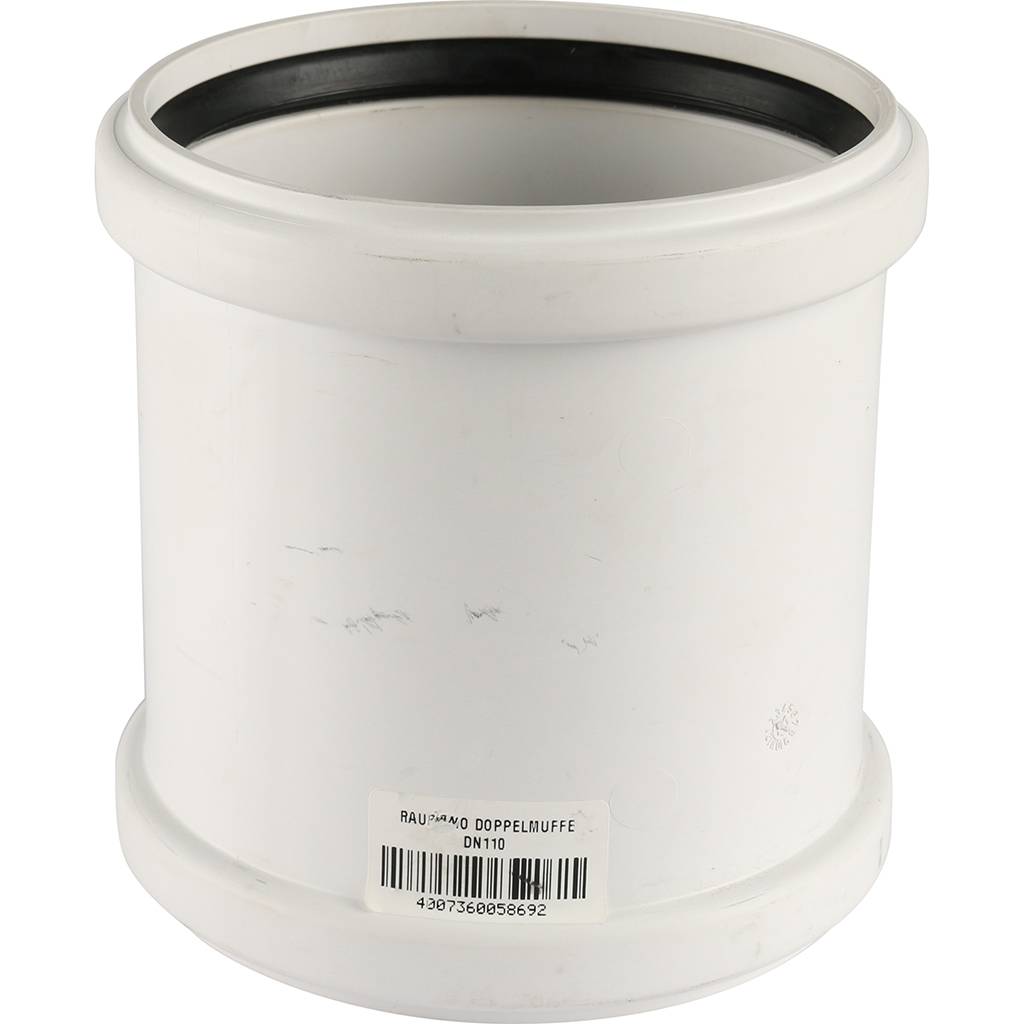 Муфта двухраструбная РЕХАУ RAUPIANO PLUS 110, 11214941001