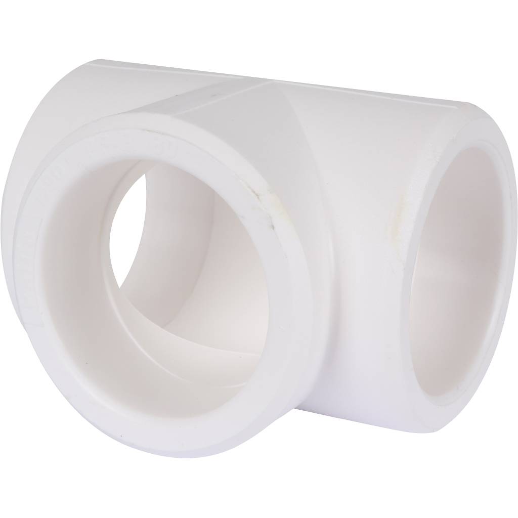 Тройник Kalde d=90 для полипропиленовых труб под сварку (цвет белый), 3212-teo-900000
