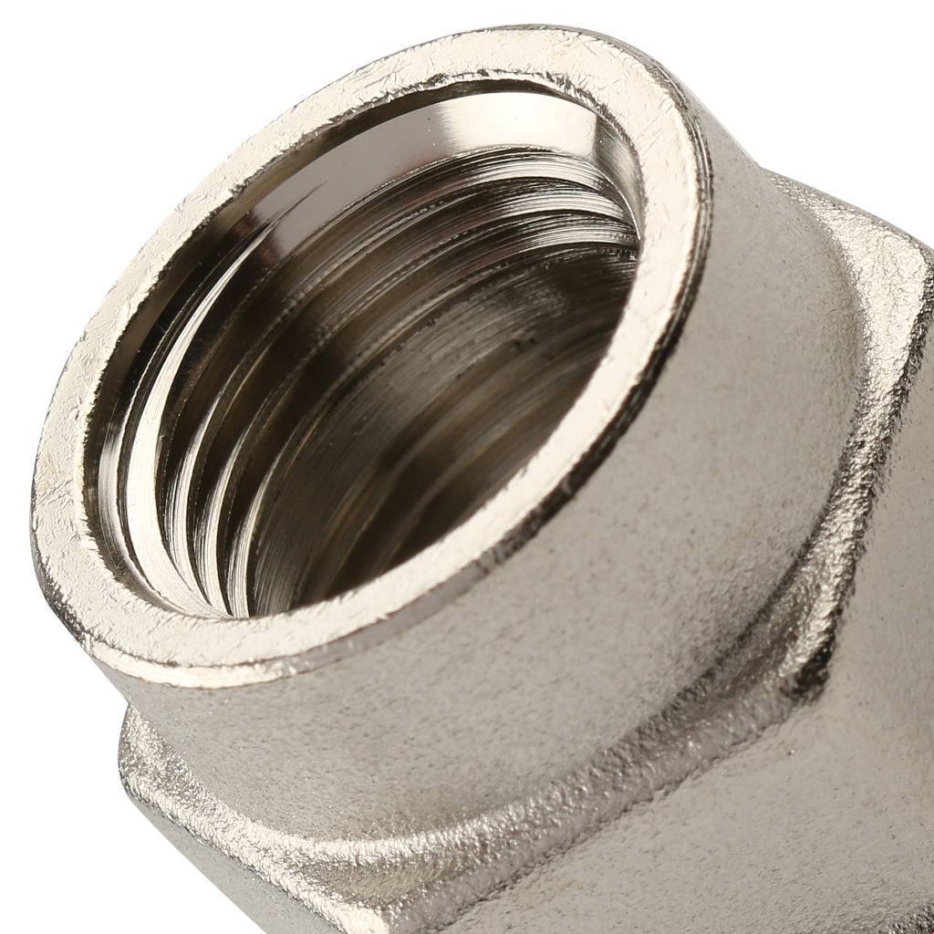 Муфта TIEMME ВВ никелированная 3/4х1/2 для стальных труб резьбовой, 1500193