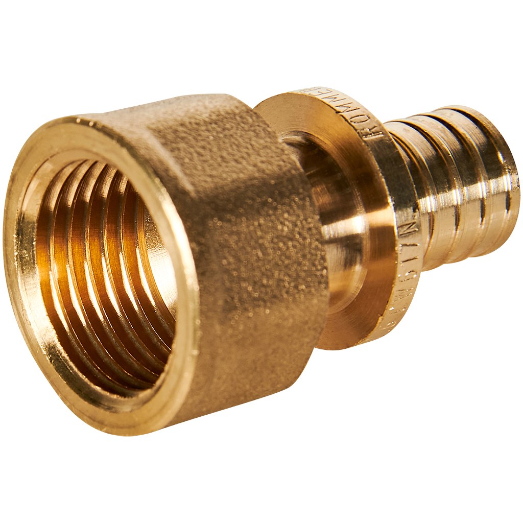 Переходник с внутренней резьбой ROMMER 16xG 1/2 для труб из сшитого полиэтилена аксиальный