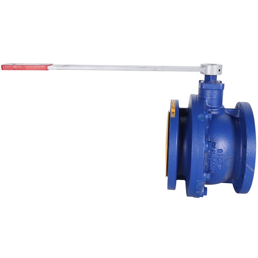 Кран шаровой ZETKAMA 565A Ду100 Ру16 фланцевый, 565A100C09