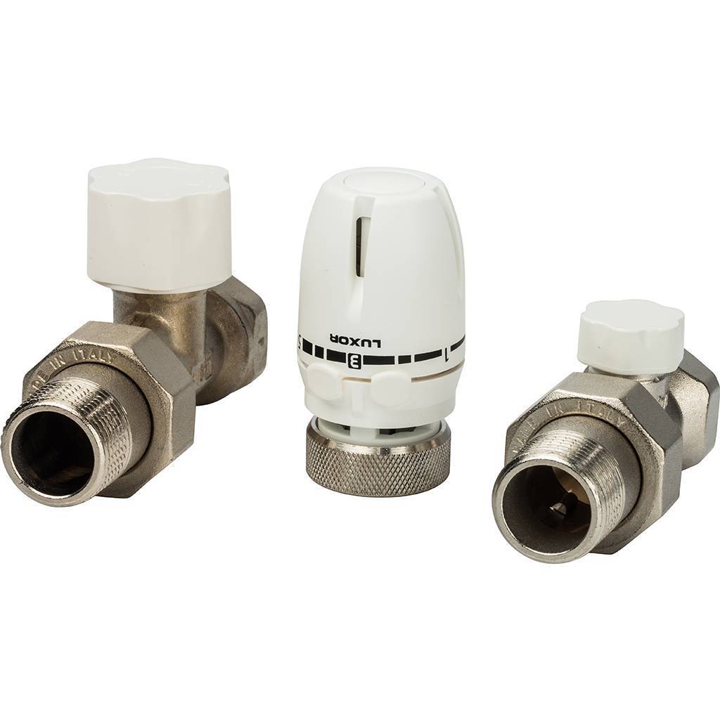 Блистер термостатический комплект LUXOR КТ201 3/4 прямой, 12872700