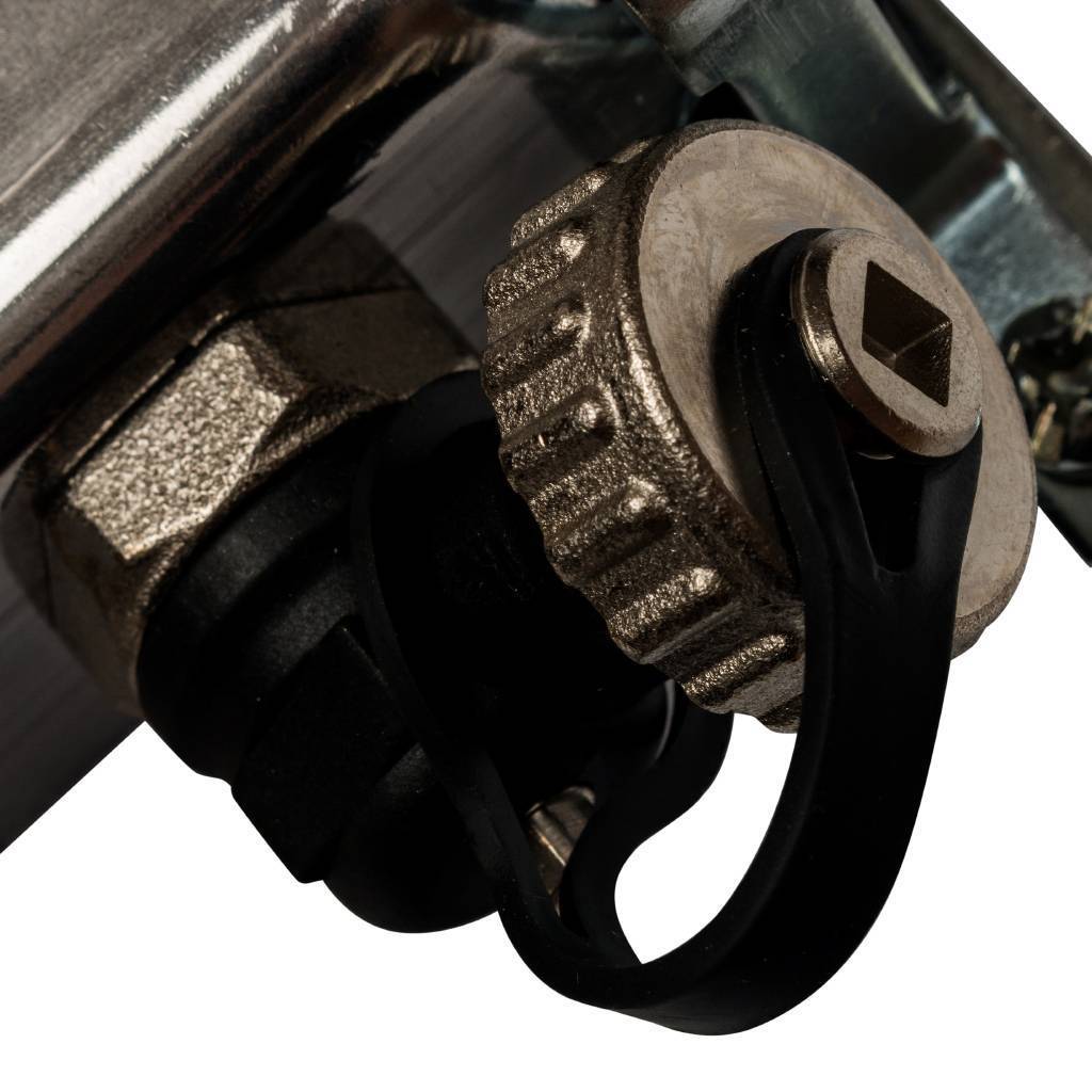 Коллектор из нержавеющей стали с расходомерами, с клапаном вып. воздуха и сливом STOUT 3 выхода, SMS-0927-000003