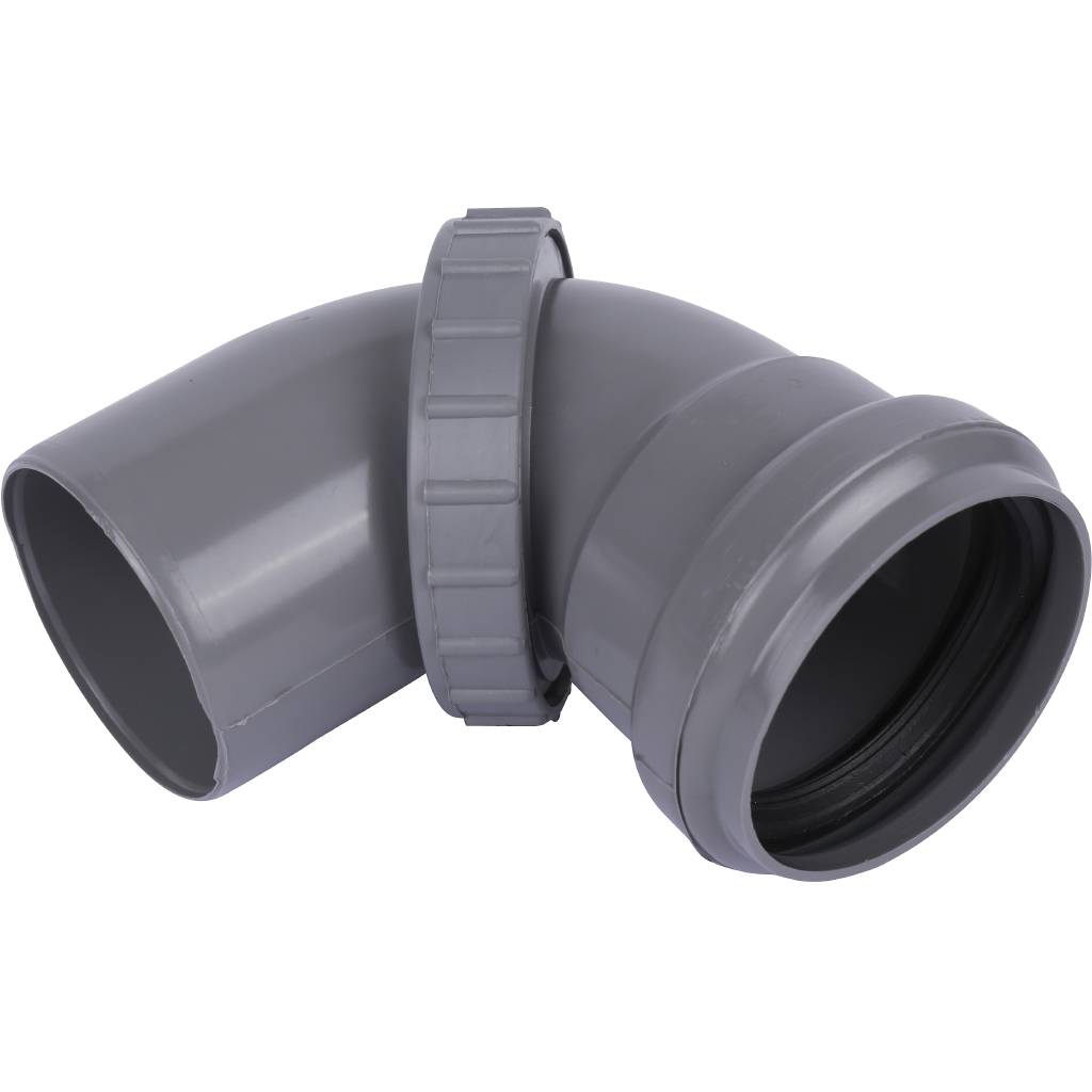 Отвод универсальный Sinikon D050 серый, KU.050.G