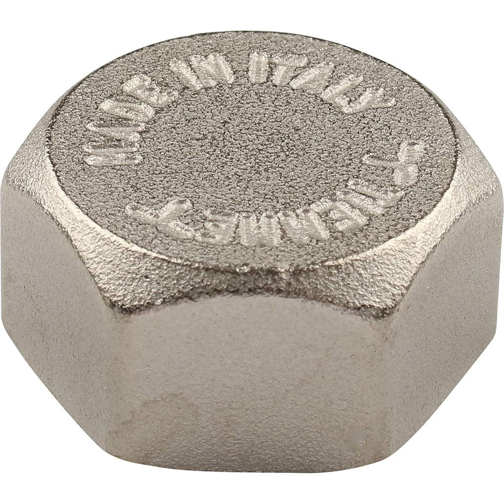 Заглушка TIEMME ВР никелированная 1 для стальных труб резьбовой, 1500247