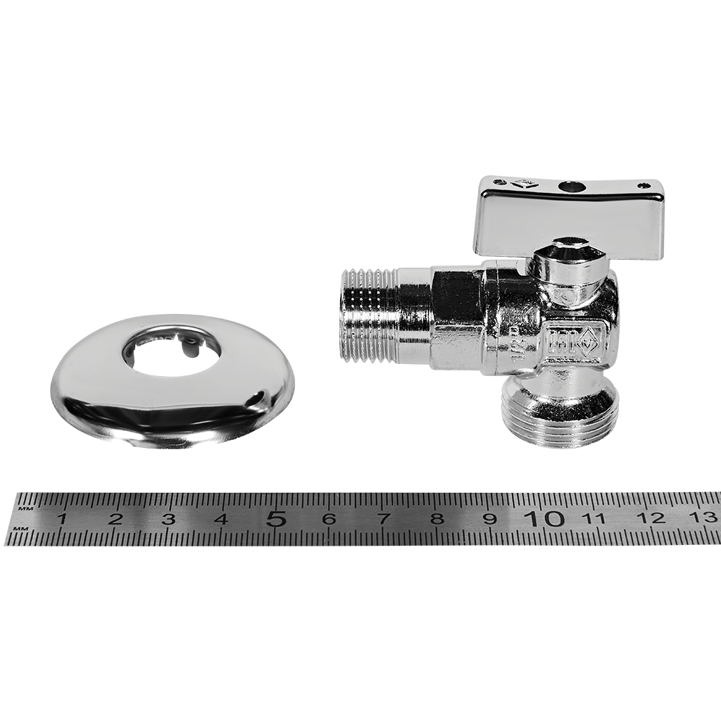 Кран шаровой угловой BUGATTI Miami 1/2 x3/4