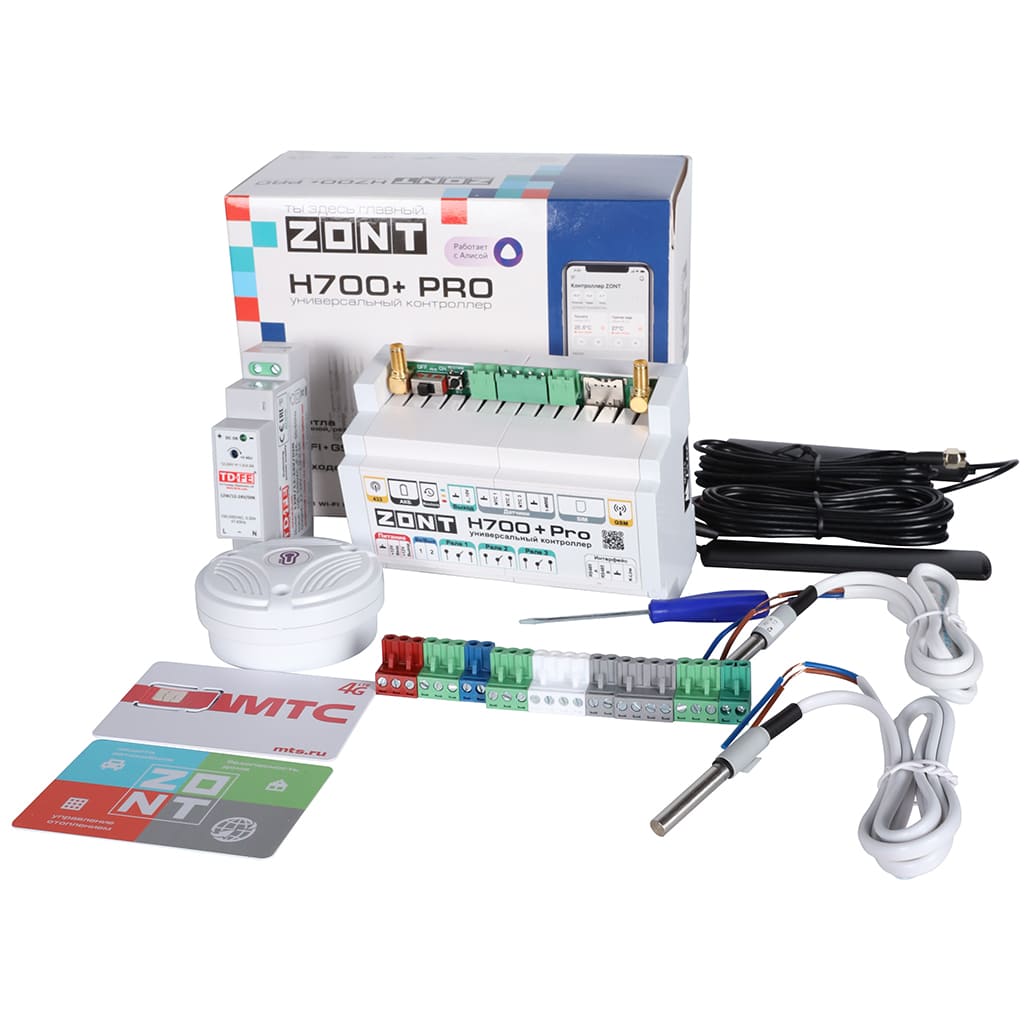 Универсальный ZONT GSM / Wi-Fi контроллер ZONT H700+ Pro, ML00005557