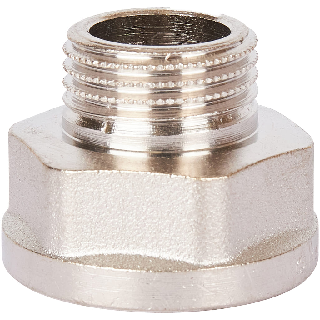 Переходник STOUT под ключ ВН никелированный 3/4 x1/2, SFT-0073-003412