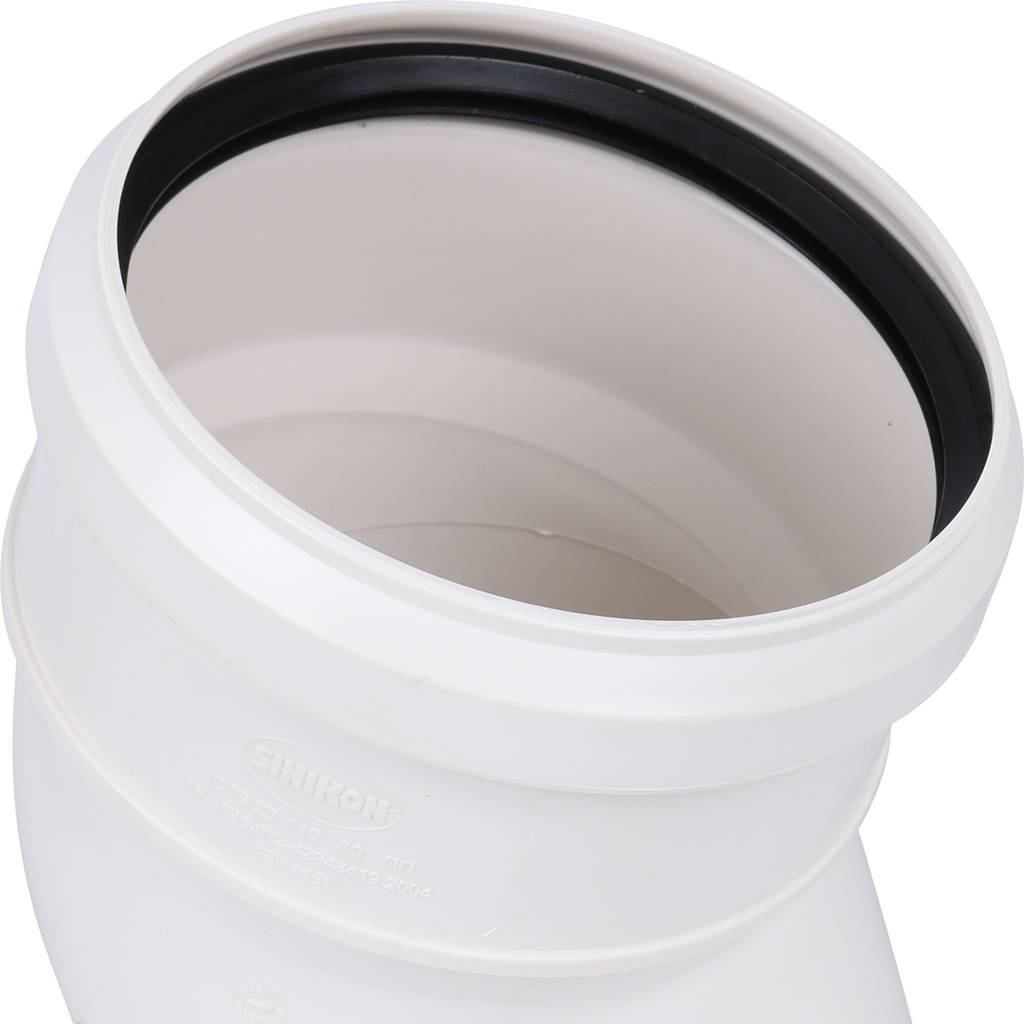 Отвод Sinikon D110 x 30гр, 504051.K