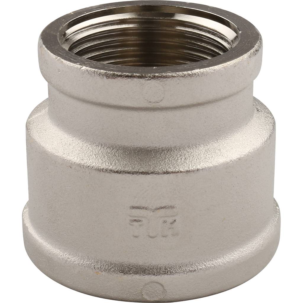 Муфта TIEMME ВВ никелированная 1х3/4 для стальных труб резьбовой, 1500178