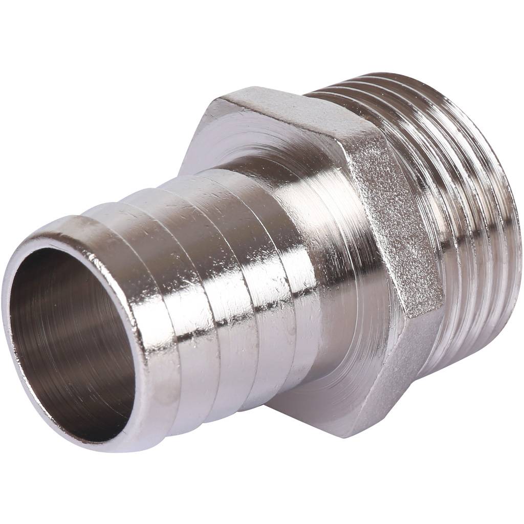 Штуцер STOUT НР никелированный 1 x25, SFT-0067-000125