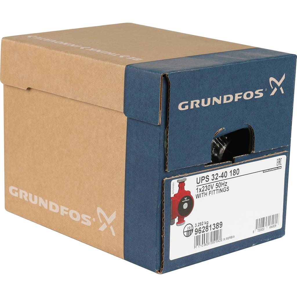 Насос циркуляционный/ бытовой Grundfos UPS 32-40 1х230 В, 96281389