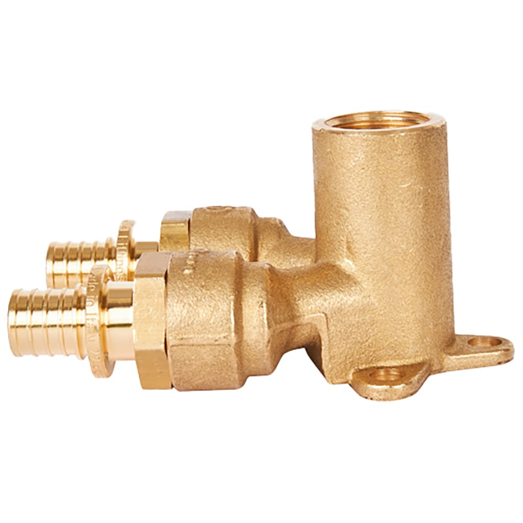 Проточный настенный Угольник STOUT 16x1/2 для труб из сшитого полиэтилена, SFA-0039-001612