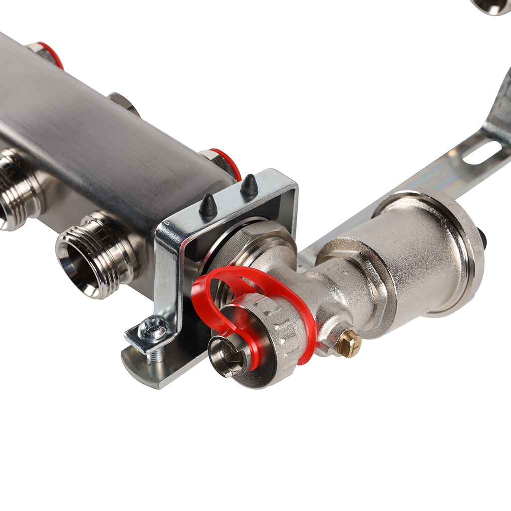 Коллектор из нержавеющей стали в сборе без расходомеров ROMMER 11 выходов, RMS-3210-000011