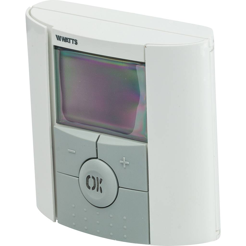 Электронный комнатный термостат с ЖК-дисплеем Watts BTD, 10025806