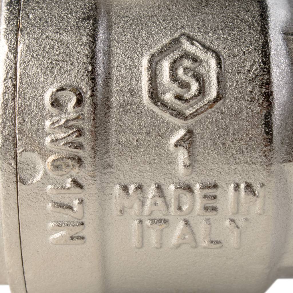 Кран шаровой STOUT полнопроходной, ВР/ВР, ручка бабочка 1