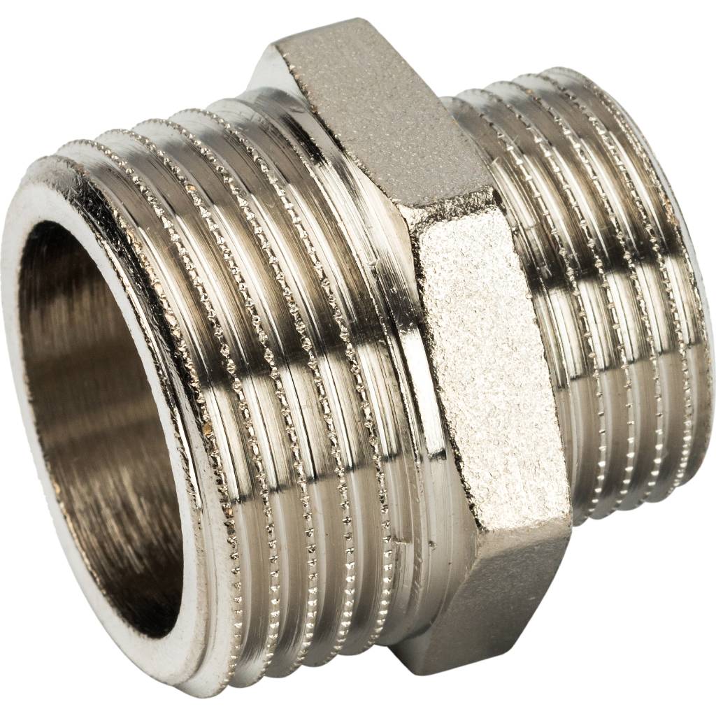 Ниппель НН STOUT переходной никелированный 1 X3/4, SFT-0004-000134