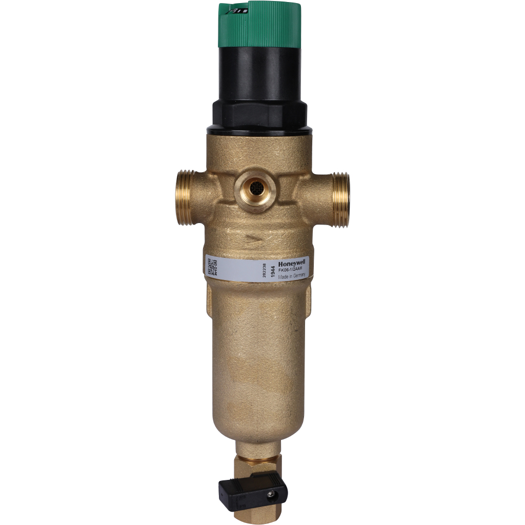 Honeywell (Resideo Braukmann) с редуктором, на горячую воду, 100 мкм, 1/2, FK06-1/2AAM