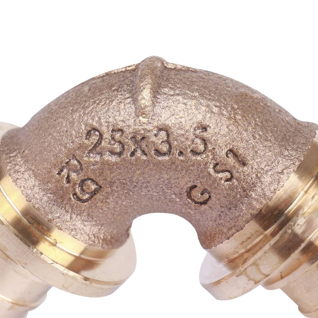 Угольник РЕХАУ RAUTITAN PLATINUM 90° 25 RX для труб из сшитого полиэтилена аксиальный, 13777031001