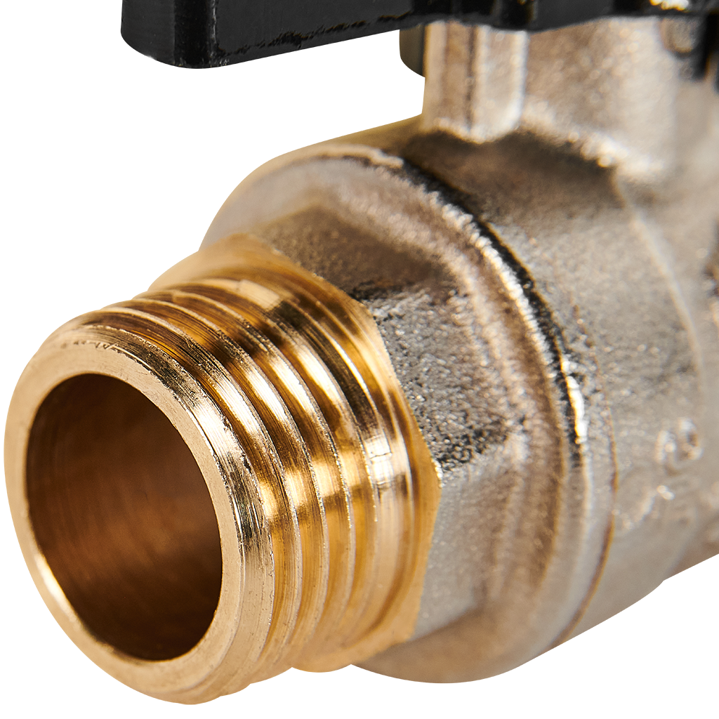 Кран шаровой полнопроходной STOUT ВР/НР ручка бабочка 1/2