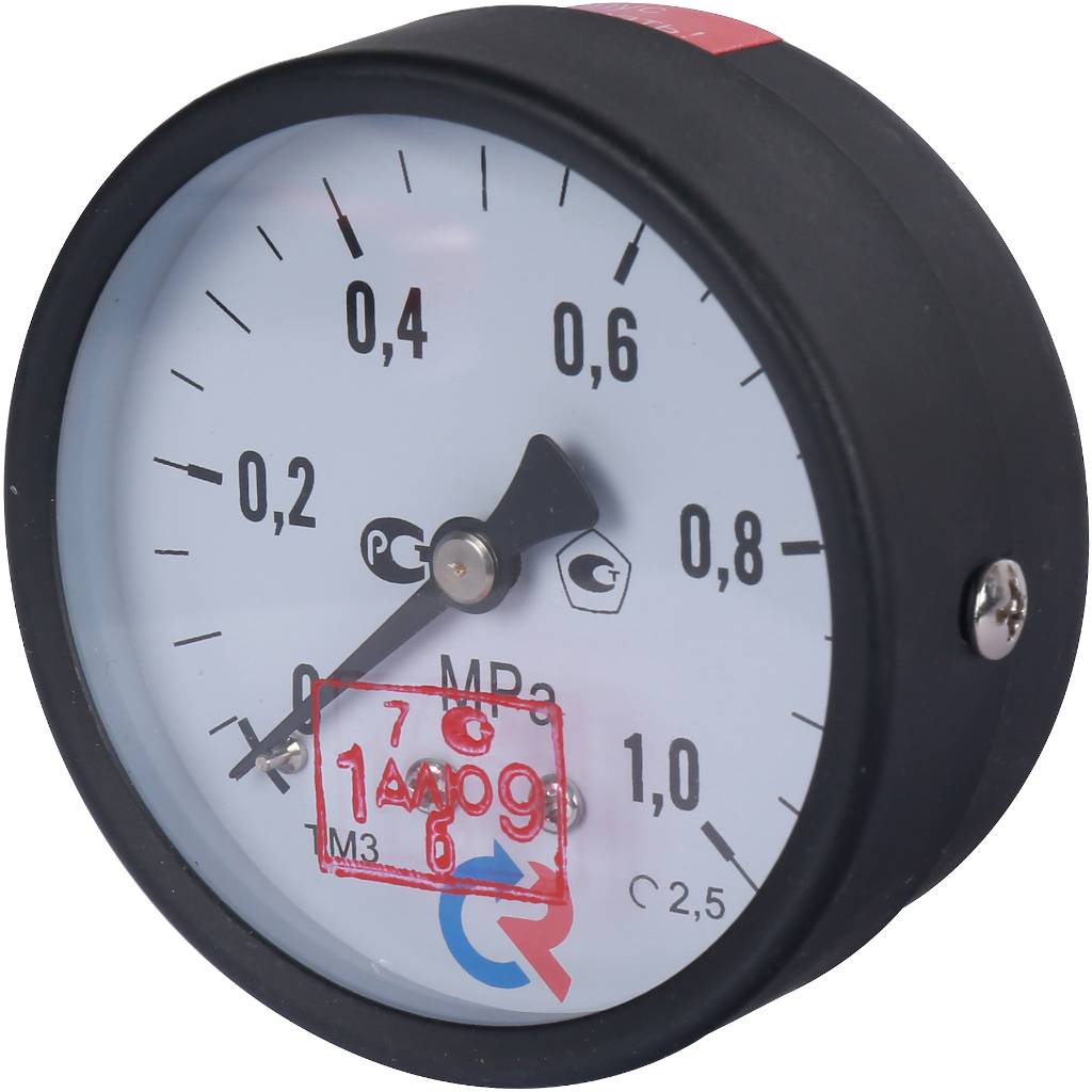 Манометр общетехнический РОСМА 63 мм 150 градусов 1/4 давление 1 МРа осевое присоединение ТМ-310Т