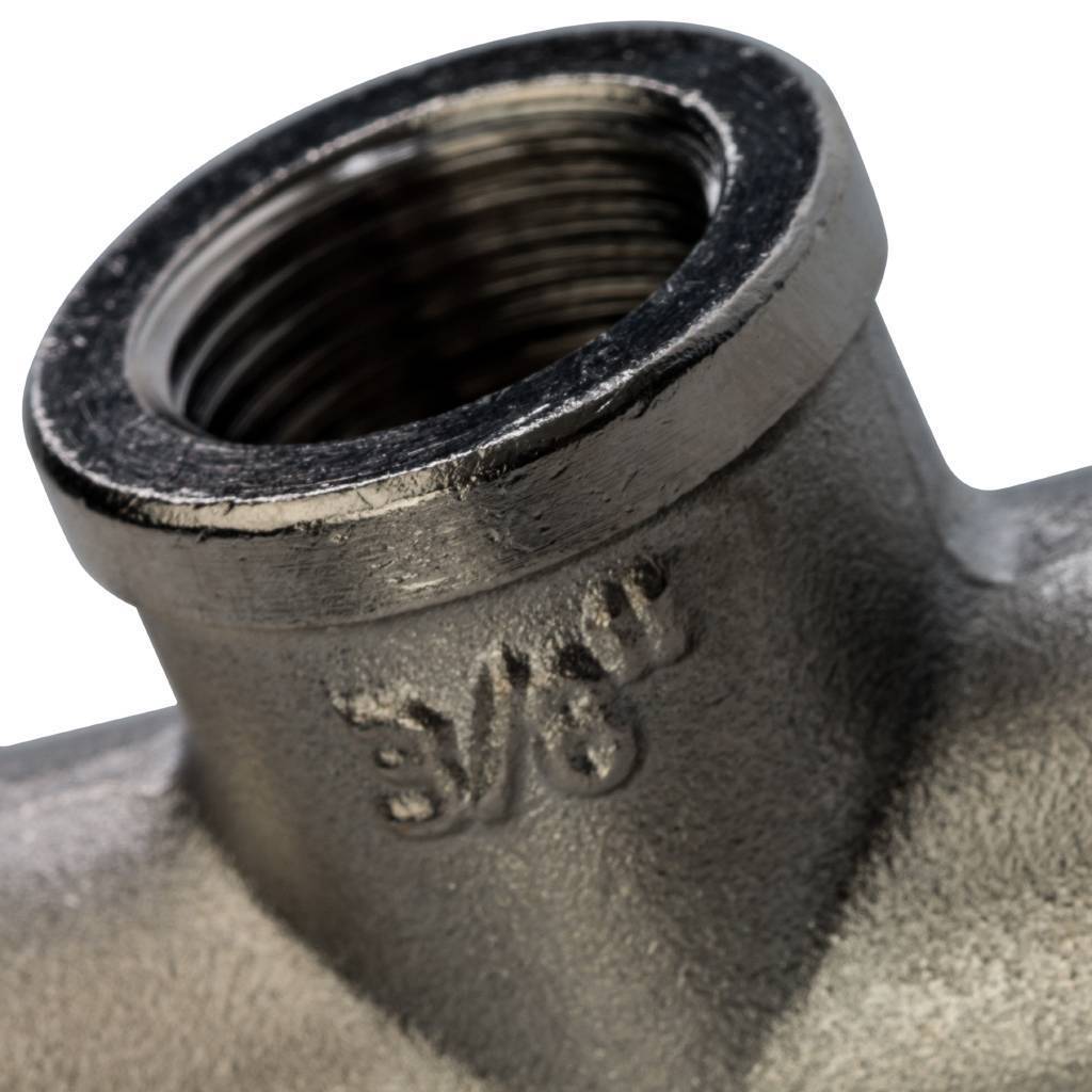 Тройник STOUT ВВ никелированный 3/8, SFT-0020-000038