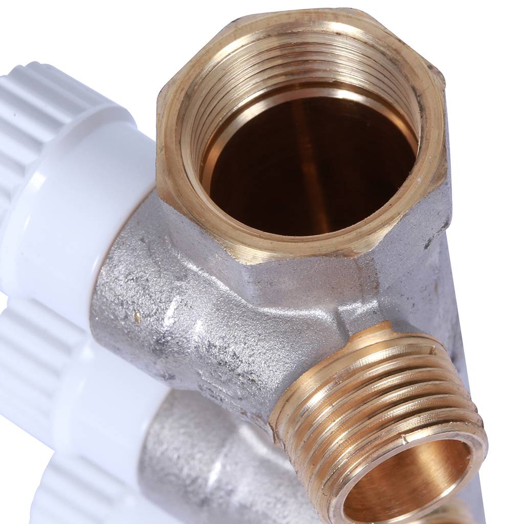 Коллектор распределительный STOUT 3/4, 4 отвода 1/2  плоское уплотнение