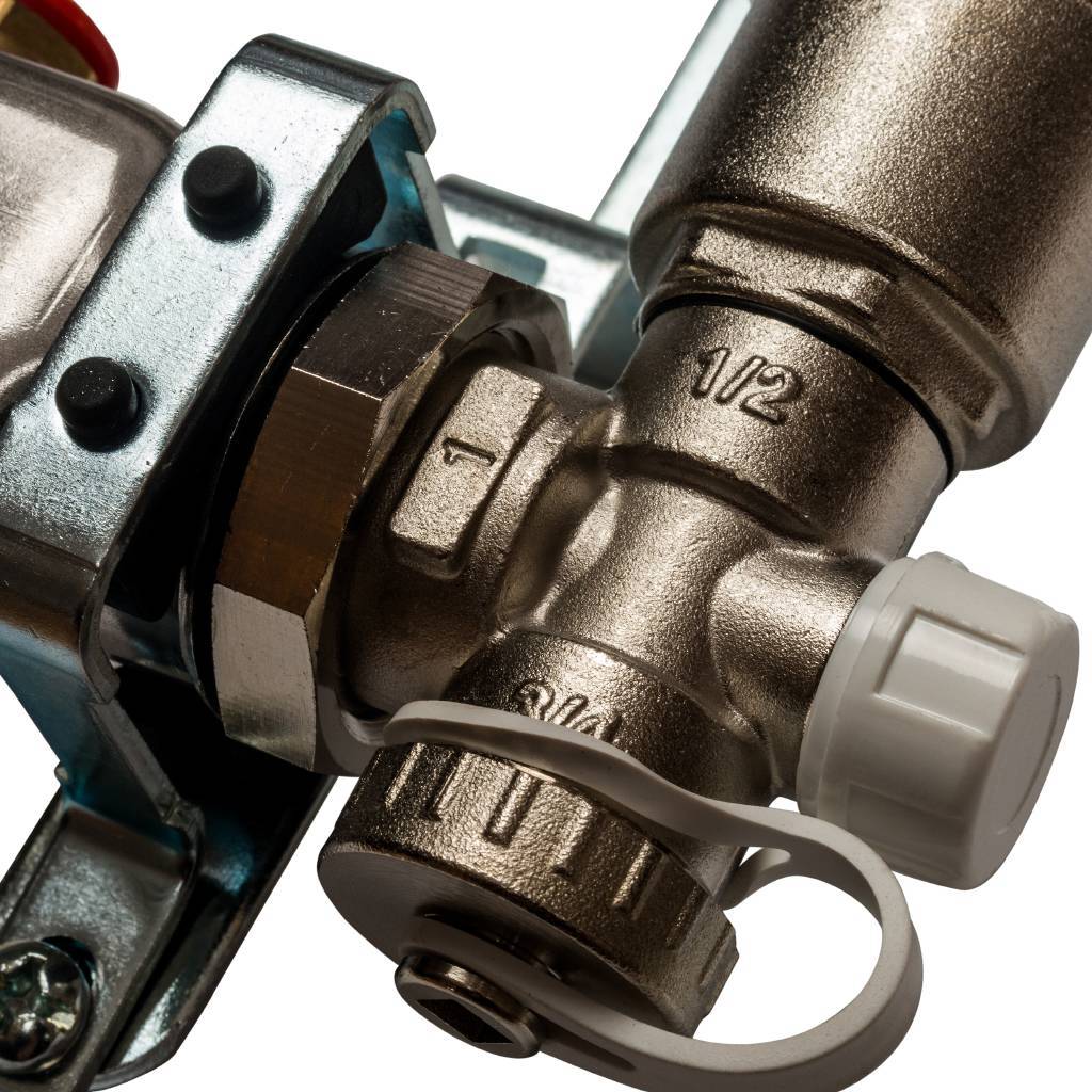 Коллектор из нержавеющей стали в сборе без расходомеров STOUT 4 выхода, SMS 0912 000004