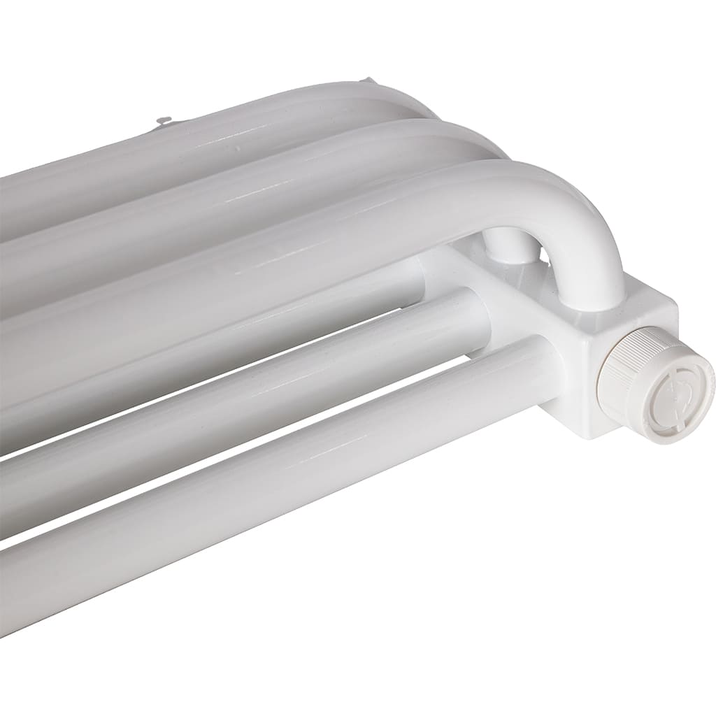 2-х трубчатый радиатор стальной ROMMER RST 2050/14 секций нижнее правое подключение RAL9016