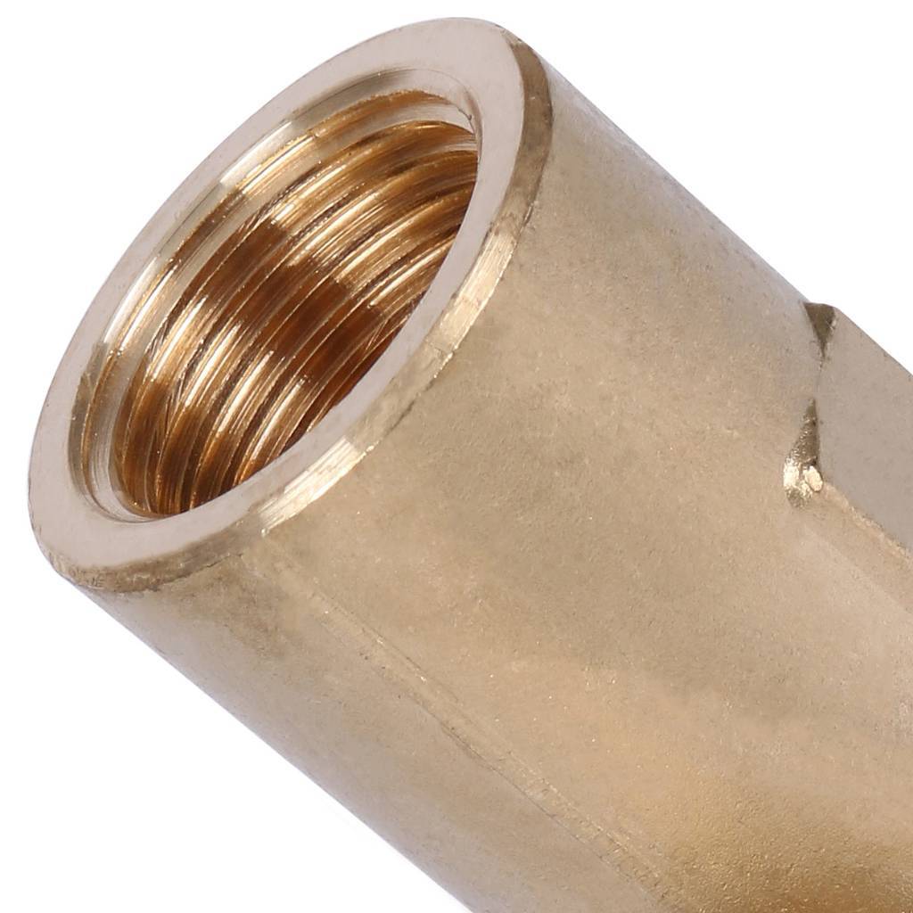 Угольник STOUT настенный с длинным нарезным патрубком 20-Rp 1/2