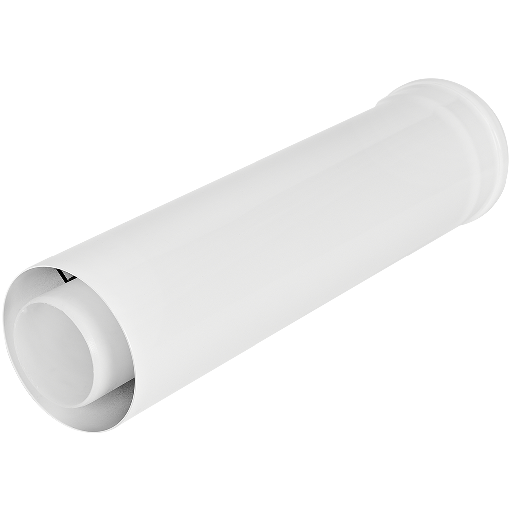 Удлинитель дымохода конденсационный коаксиальный ROMMER D80(п-м)/125(м-п), L500