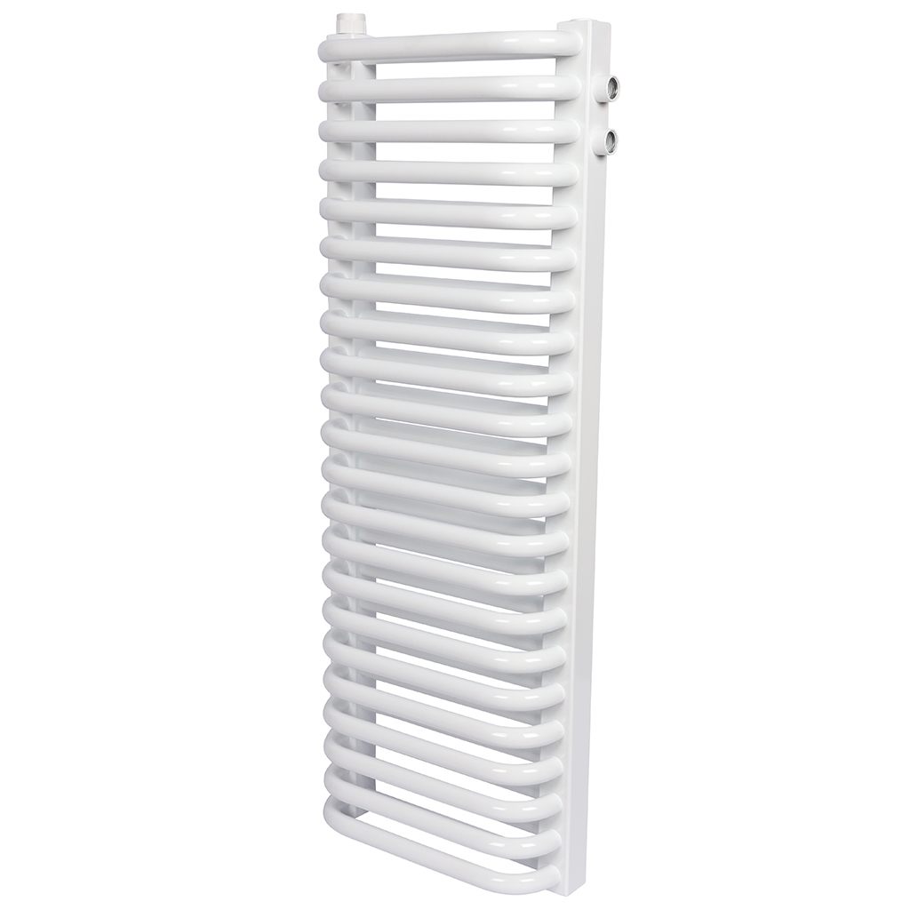 2-х трубчатый радиатор стальной ROMMER RST 2030/22 секции нижнее правое подключение RAL9016, RST-203022-020