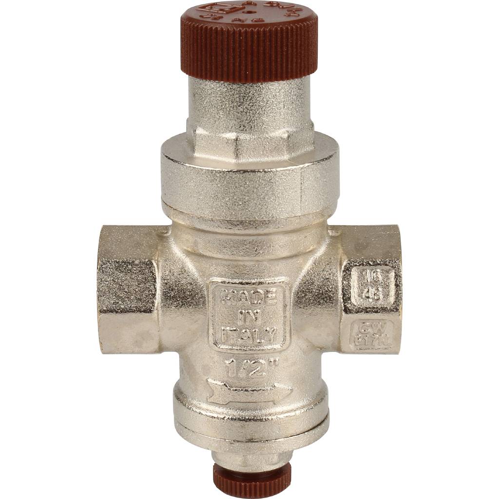 Itap Редуктор давления Minibrass 361 1/2  (с подсоединением для манометра 1/4 ), 25256