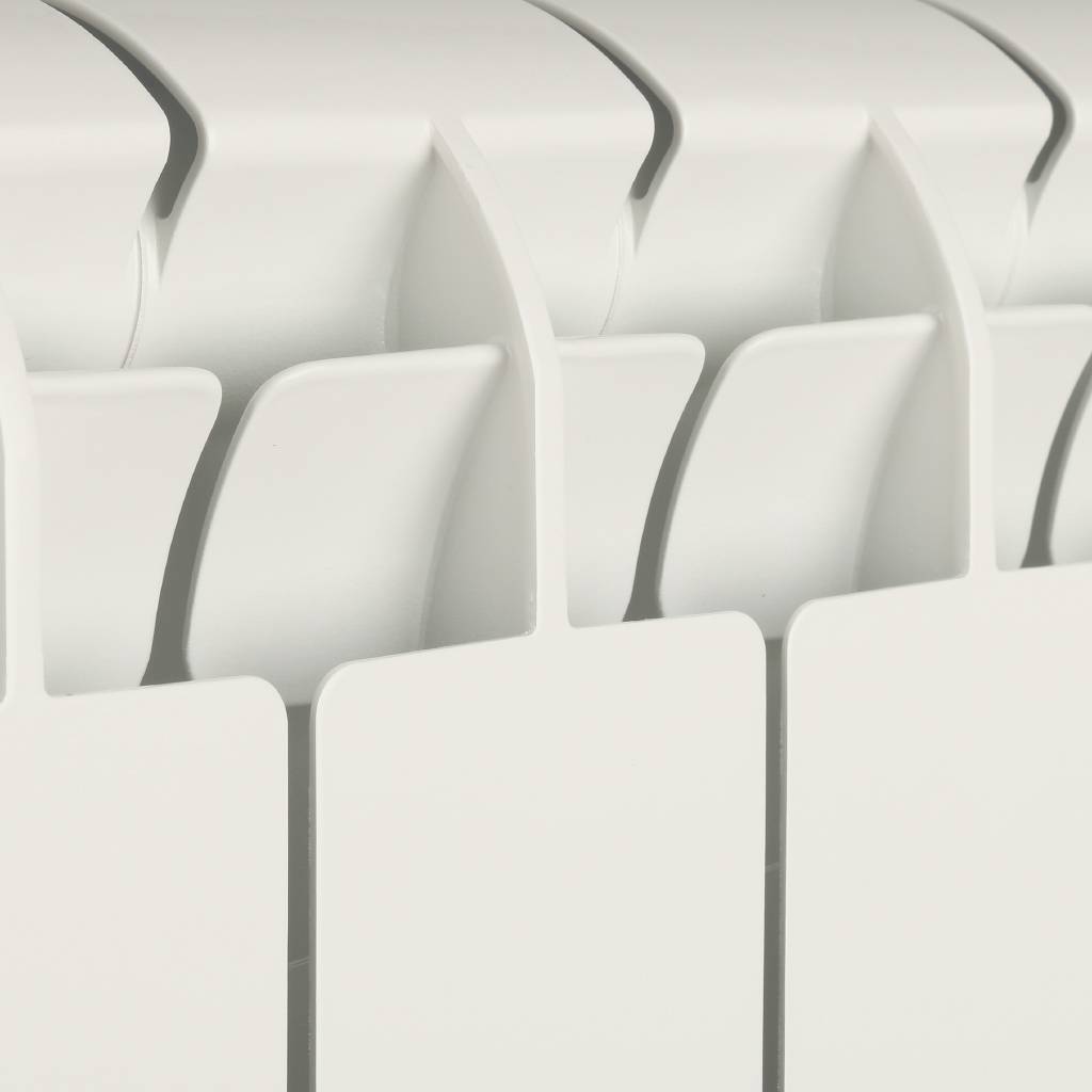 Радиатор биметаллический Global STYLE PLUS 500 10 секций боковое подключение (белый RAL 9010), STP05001010