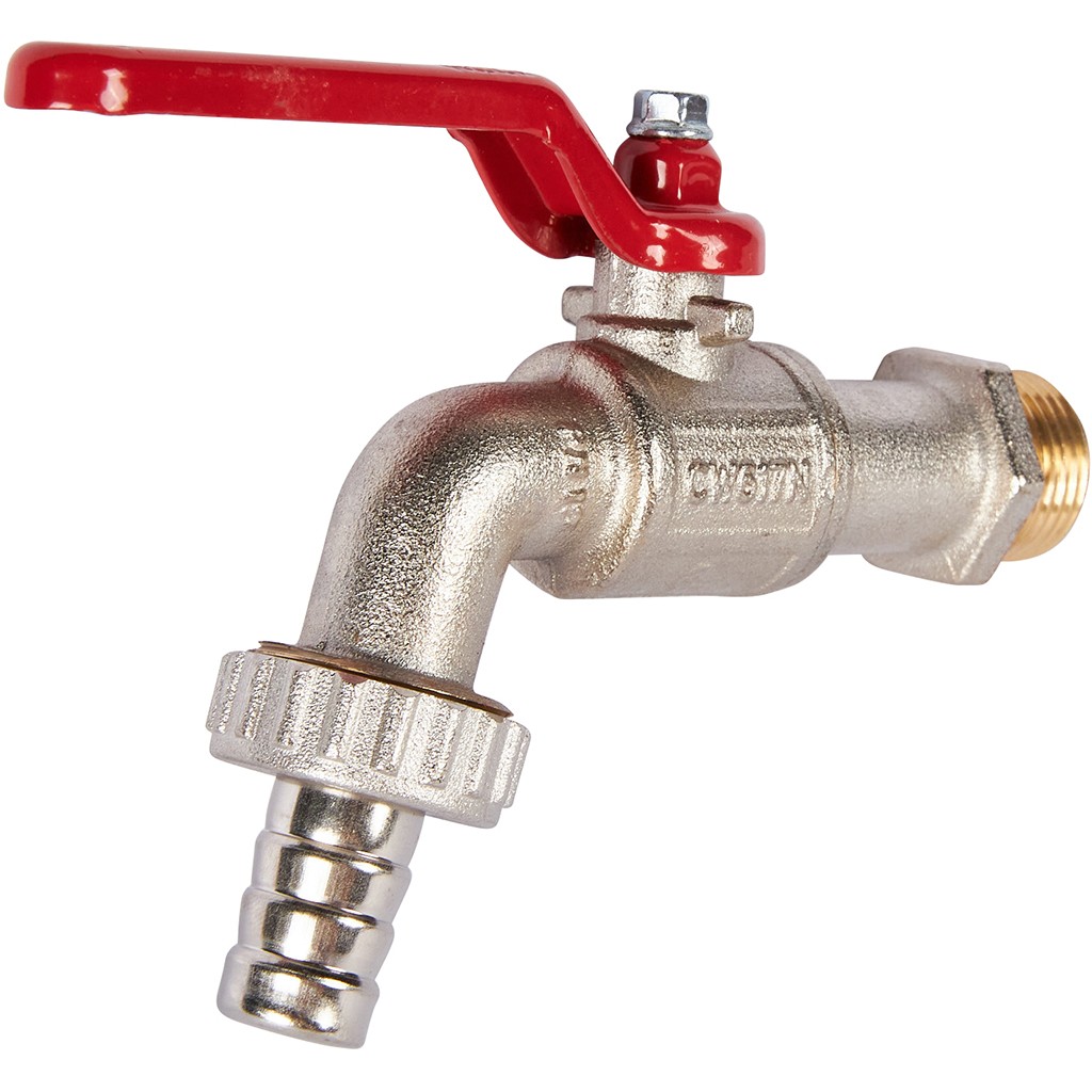 Шаровой сливной кран Itap 132 1/2 с латунным штуцером, 56524