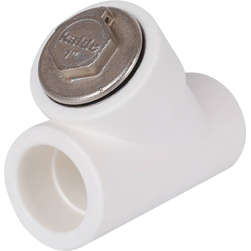Герметичный фильтр Kalde 32 (ВН-ВН) (соединение муфта-муфта) для полипропиленовых труб под сварку (цвет белый), 3222-fls-320001