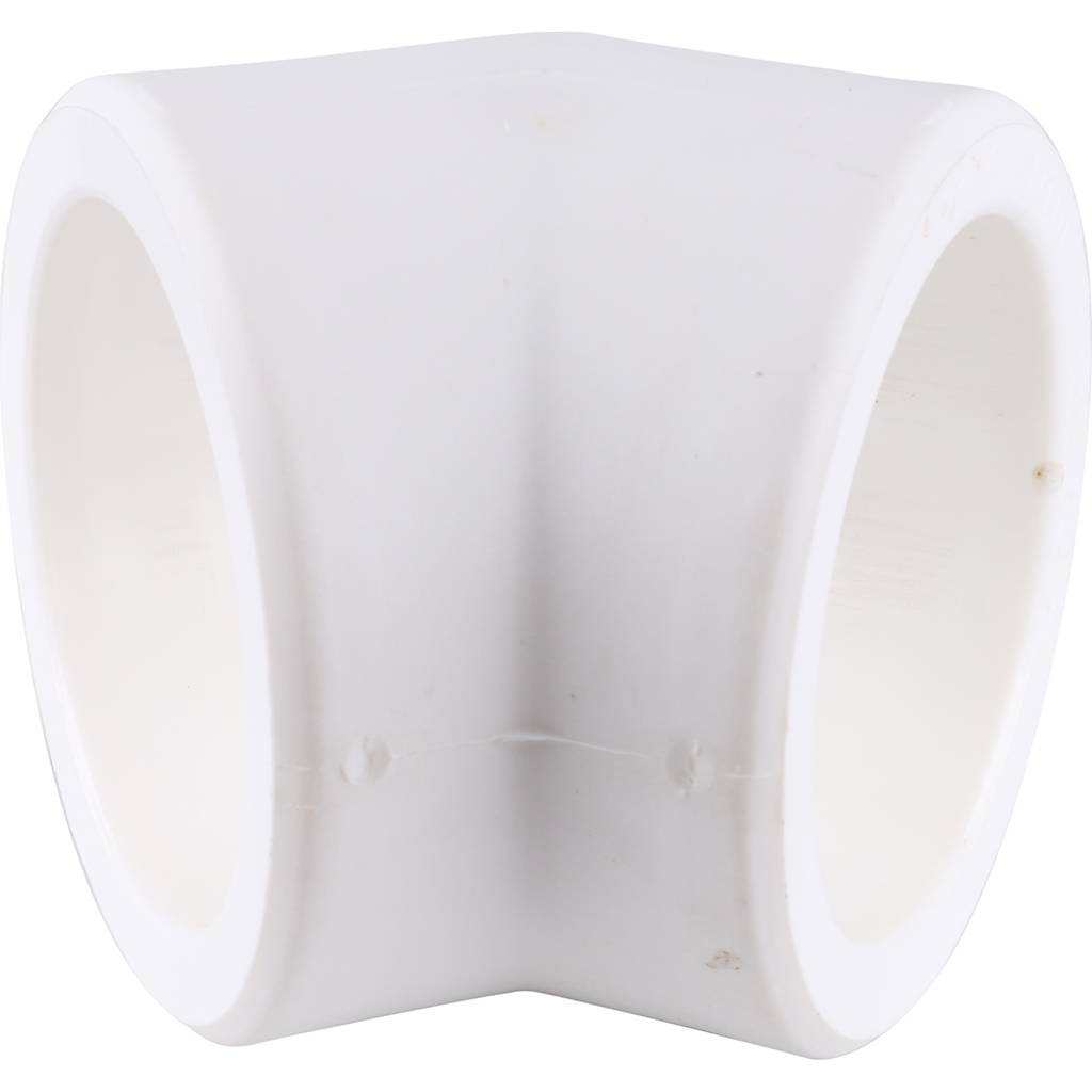 Угольник 45* Kalde d=110 для полипропиленовых труб под сварку (цвет белый), 3212-elb-110045