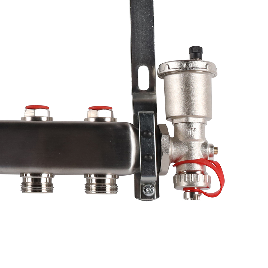 Коллектор из нержавеющей стали в сборе без расходомеров ROMMER 7 выходов, RMS-3210-000007